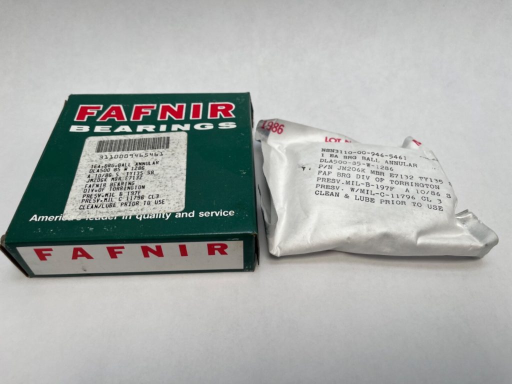 Fafnir JM206KMBR Bearing 30x62x16 mm 6206-P6 J-M-206-K-MBR USA