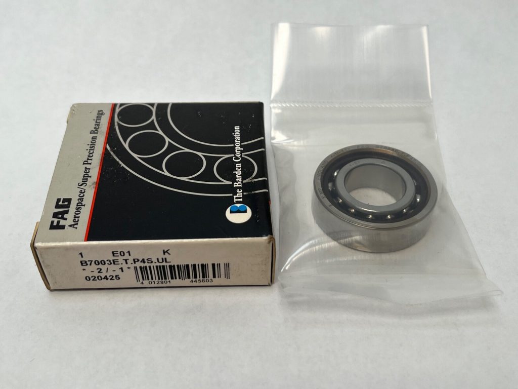 Angular Contact Ball Bearing - 17 mm ID, 35 mm OD, 10 mm Width, Open, 25°, Light preload.