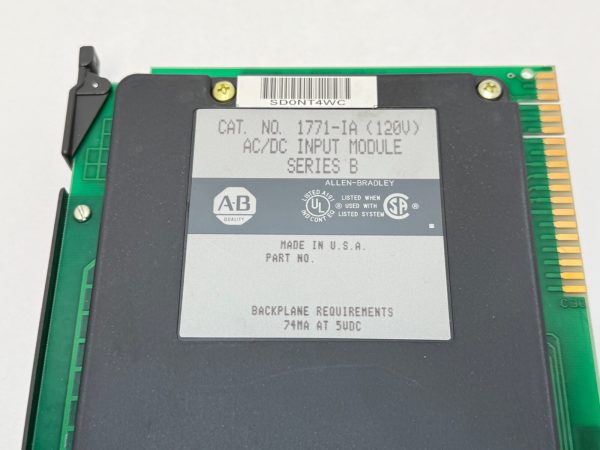 Allen-Bradley 1771-IA PLC Processor Module 1771IA Series B 120V DC/AC