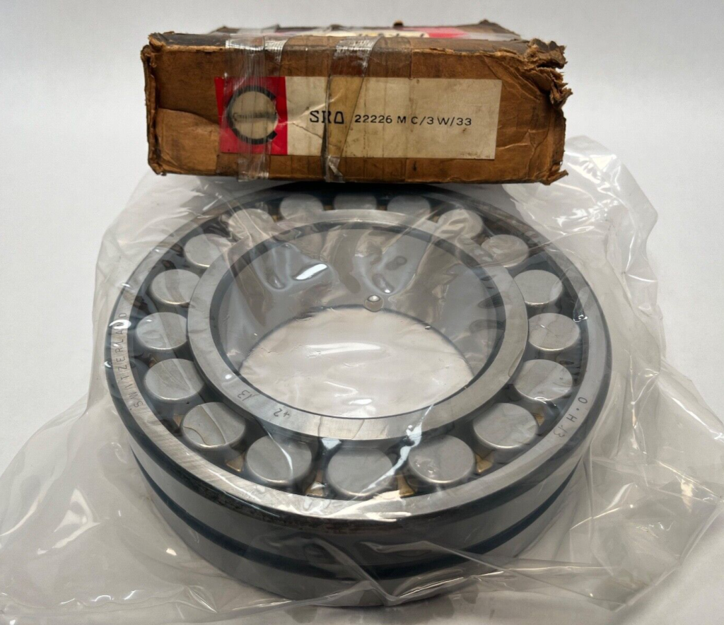 Spherical Roller Bearing - Straight Bore, 130 mm ID, 230 mm OD, 64 mm Width, Open, Brass Cage, C3 Internal Clearance.