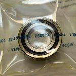 Angular Contact Ball Bearing – 20 mm ID, 37 mm OD, 9 mm Width, Open, 15°, Light preload.