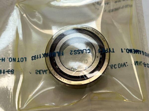 Angular Contact Ball Bearing – 20 mm ID, 37 mm OD, 9 mm Width, Open, 15°, Light preload.