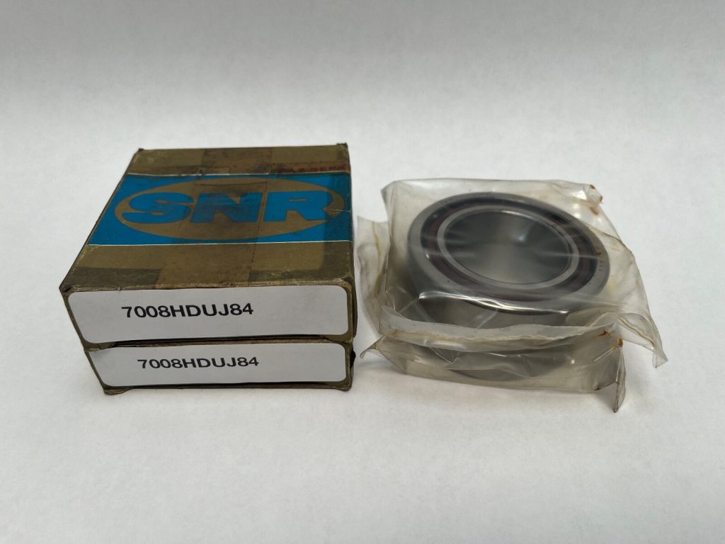 Angular Contact Ball Bearing - Straight Bore, 40 mm ID, 68 mm OD, 15 mm Width, Open, 25° Contact Angle, Medium Preload.
