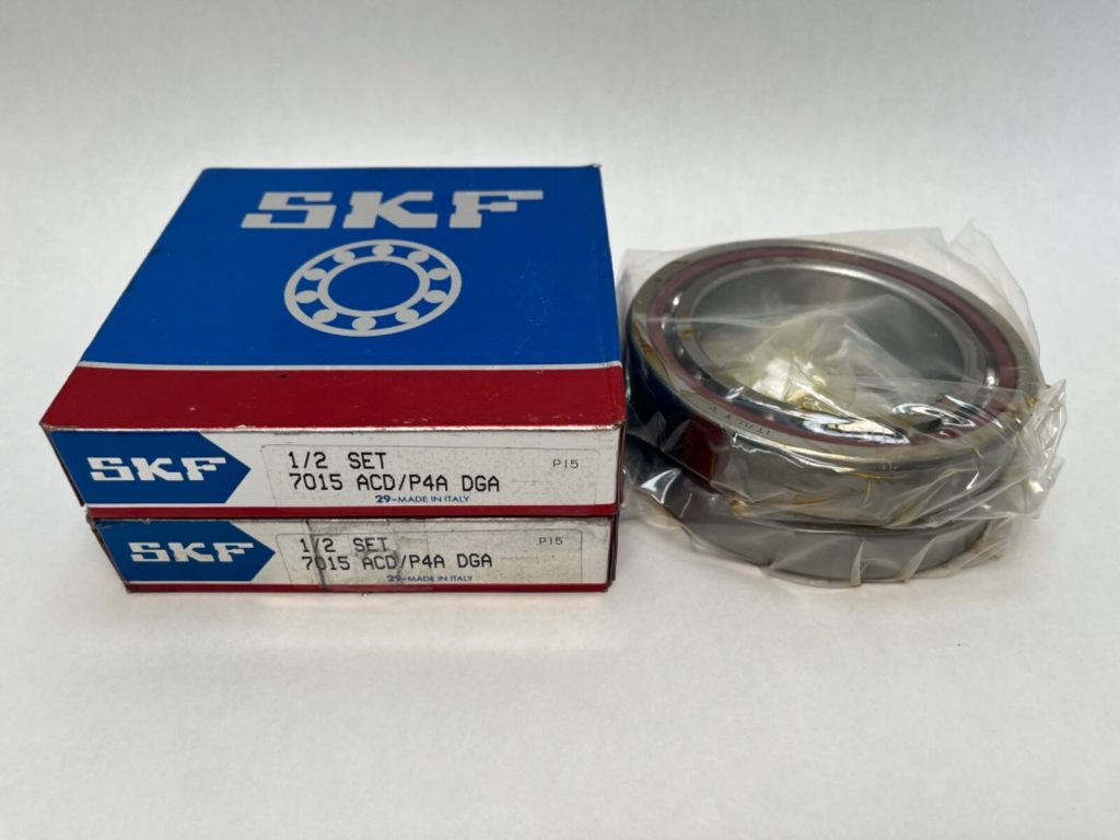 Super Precision Angular Contact Ball Bearing - Straight Bore, 75 mm ID, 115 mm OD, 20 mm Width, Open, 25° Contact Angle, Universal Pairing, Light Preload.