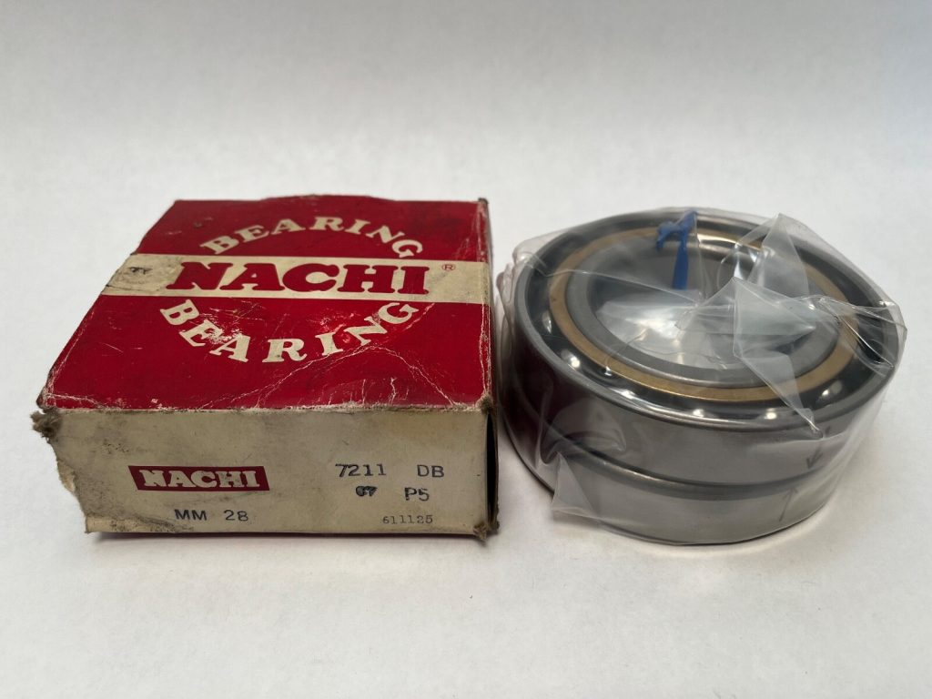 Angular Contact Ball Bearing - Straight Bore, 55 mm ID, 100 mm OD, 21 mm Width, Open, 25° Contact Angle, Without Snap Ring