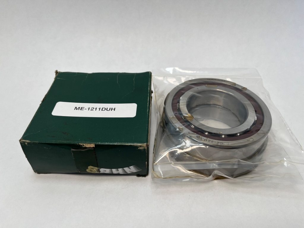 Super Precision Angular Contact Ball Bearing - Straight Bore, 55 mm ID, 100 mm OD, 21 mm Width, Open, Universal Pairing, Heavy Preload.