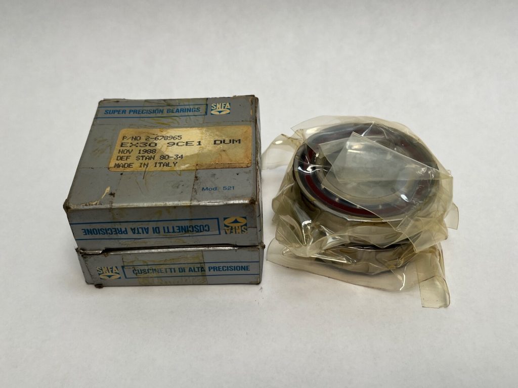 Angular Contact Ball Bearing - Straight Bore, 30 mm ID, 55 mm OD, 13 mm Width, Open, 15° Contact Angle, Medium Preload.