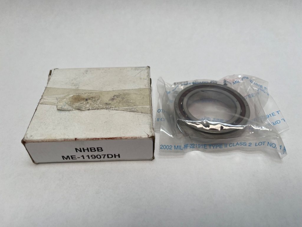 Angular Contact Ball Bearing - Straight Bore, 35 mm ID, 55 mm OD, 10 mm Width, Open, Light Preload.