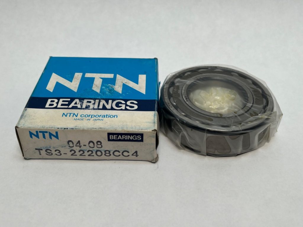 Spherical Roller Bearing - Straight Bore, 40 mm ID, 80 mm OD, 23 mm Width, Open, C4 Internal clearance.