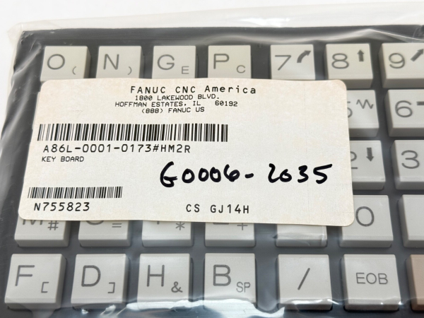 Fanuc A86L-0001-0173#HM2R Keyboard A86L 0001 0173 HM2R N755824 N860-1602-T061