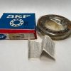 Super Precision Angular Contact Ball Bearing - Straight Bore, 90 mm ID, 140 mm OD, 24 mm Width, Open, 15° Contact Angle.