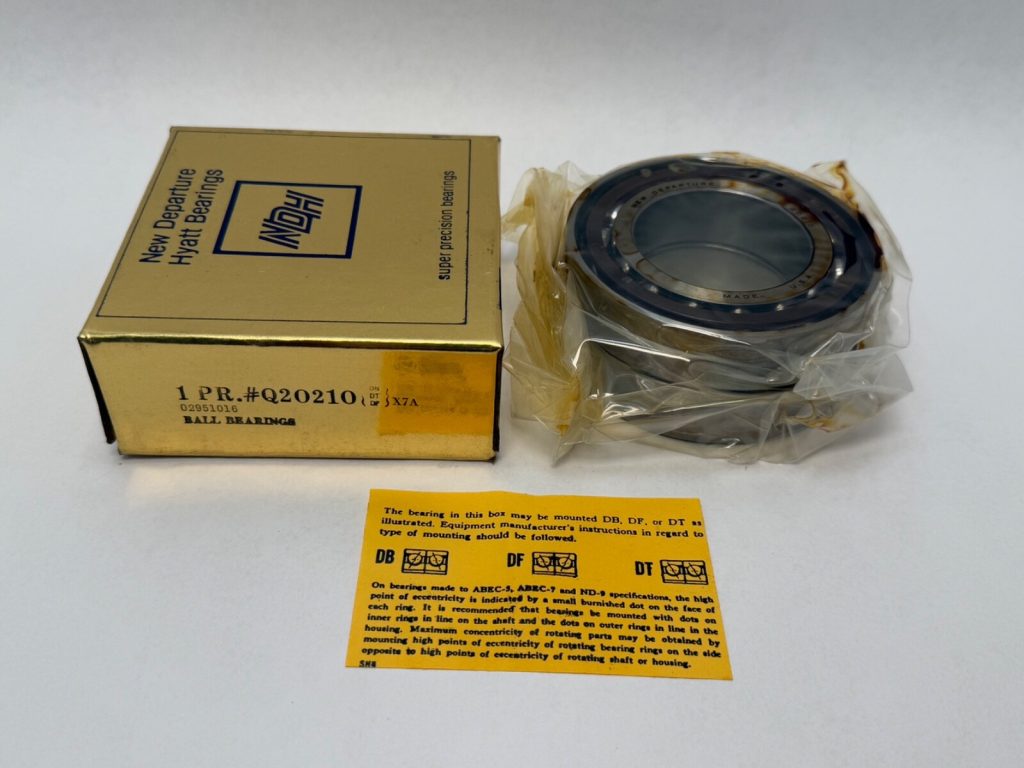 Angular Contact Bearing - 50 mm ID, 90 mm OD, 20 mm Width, Open