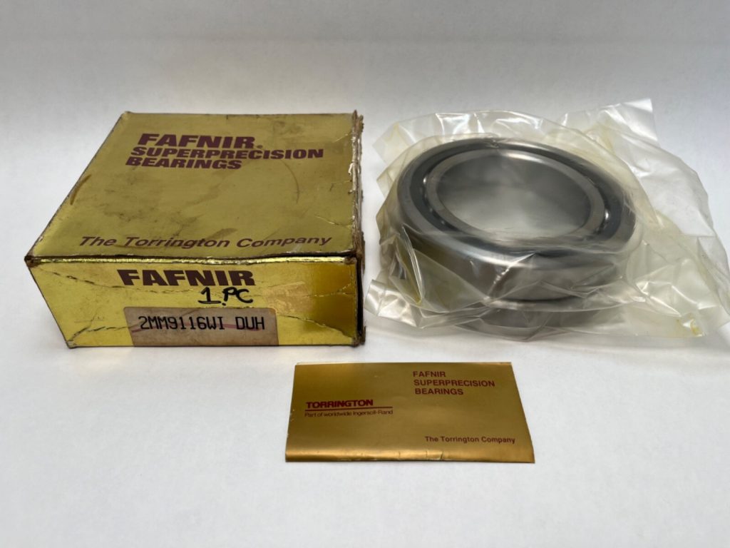 Angular Contact Ball Bearing - 80 mm ID, 125 mm OD, 22 mm Width, Open, 15° Contact Angle, Heavy Preload.