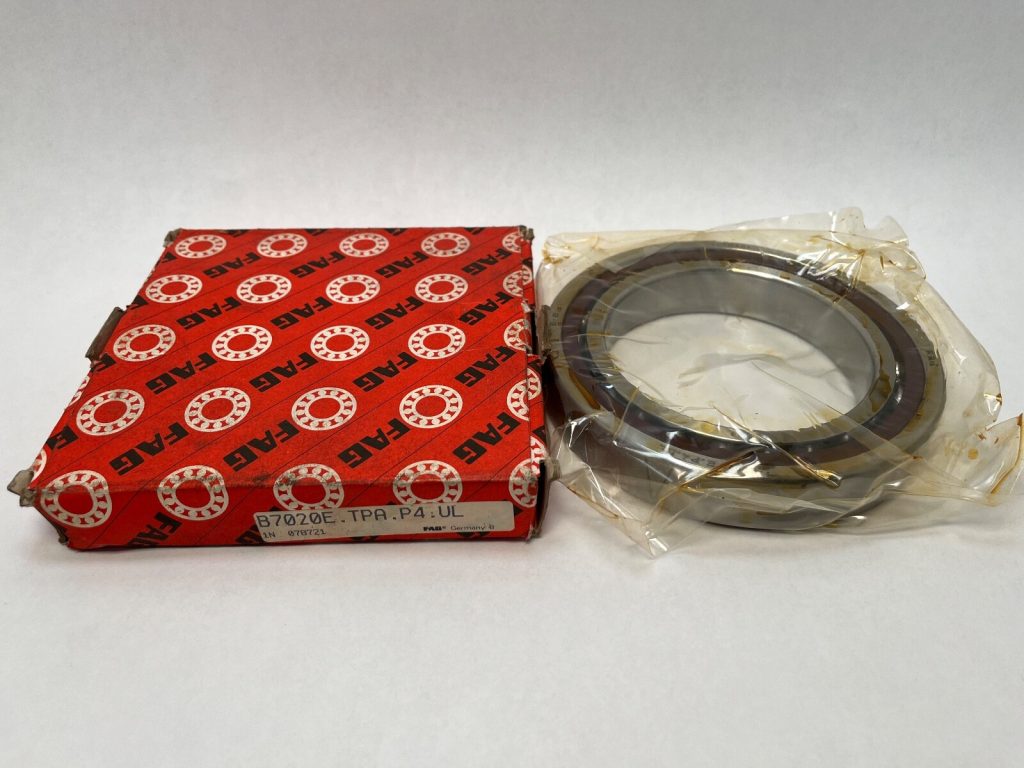 Angular Contact Ball Bearing - 100 mm ID, 150 mm OD, 24 mm Width, Open, 25° Contact Angle, Light Preload.