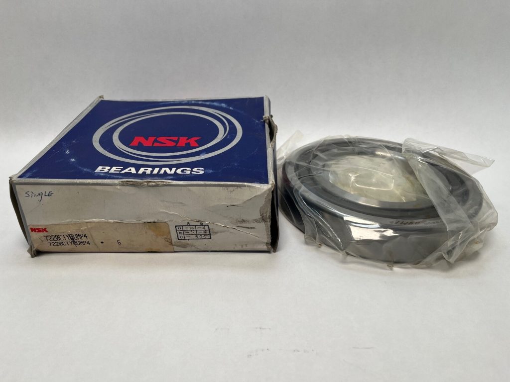 Angular Contact Ball Bearing - Straight Bore, 100 mm ID, 180 mm OD, 34 mm Width, Open, 15° Contact Angle.