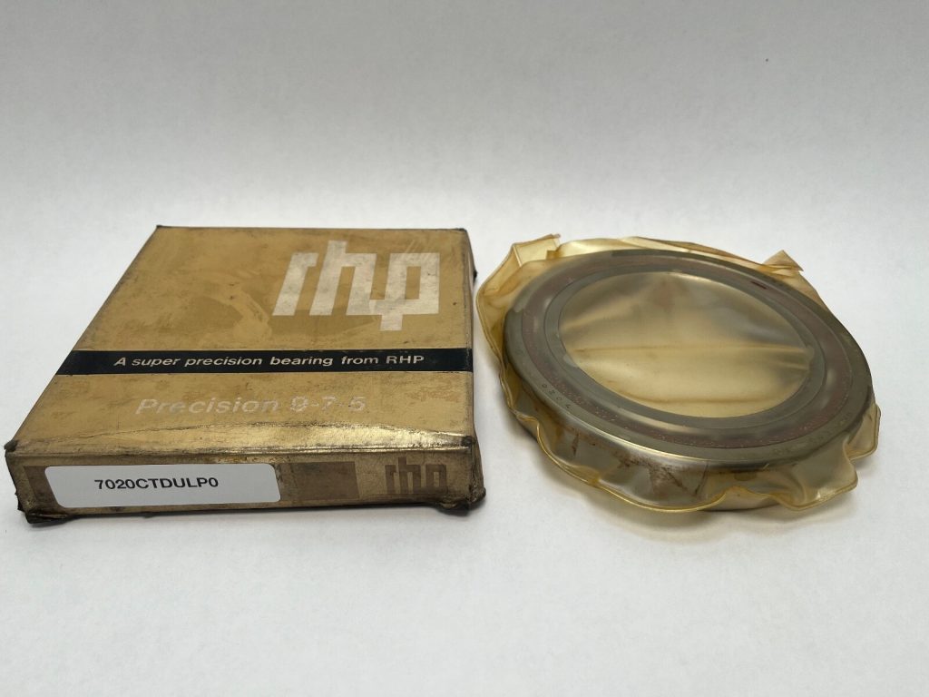 Angular Contact Ball Bearing - 100 mm ID, 150 mm OD, 24 mm Width, Open, 15° Contact Angle, Light Preload.