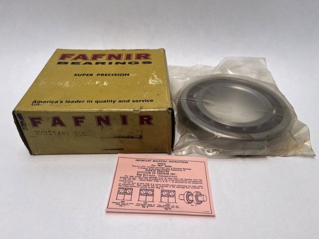 Angular Contact Ball Bearing - Straight Bore, 70 mm ID, 125 mm OD, 24 mm Width, Open, 25° Contact Angle, Light Preload.
