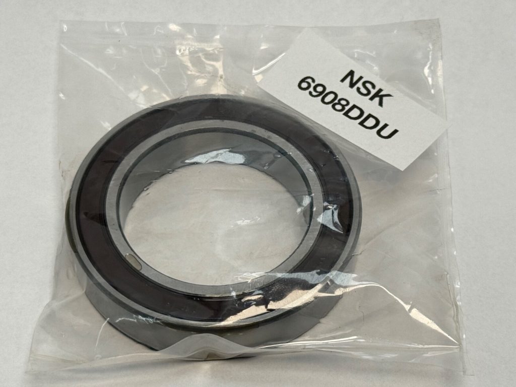 Deep Groove Ball Bearing – Straight Bore, 40 mm ID, 62 mm OD, 12 mm Width, Double Rubber Seal, Without Snap Ring.