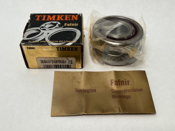 Timken Fafnir bearing box with wrapped bearing and brown paper sleeve