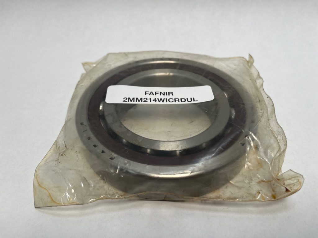 Angular Contact Ball Bearing - Straight Bore, 70 mm ID, 125 mm OD, 24 mm Width, Open, 15° Contact Angle, Light Preload.