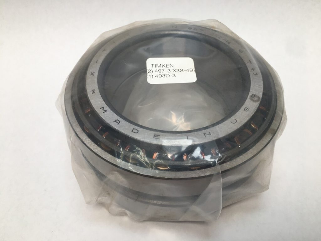 Tapered Roller Bearing - 3.3750 in Bore, 5.3750 in Cup Outer Diameter, 2.1250 in Cup Width, 1.1720 in Cone Width, class 3, Case-Hardened Steel.