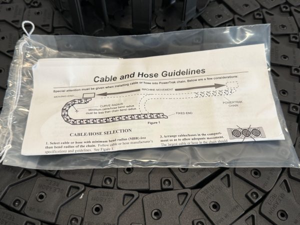 Gleason-Reel 132P-III PowerTrak GRP Cable Carrier 2.05R 3.70R 15 Links
