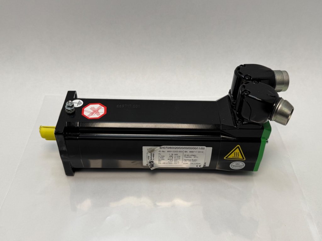 PacDrive AC Servo Motor - 1.19 kW, 2.2 N·m Standstill Torque, 480 V rms, 11.8 A rms Peak, 8000 min⁻¹, 70 mm Flange, 24 V DC Holding Brake