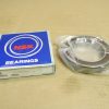 Deep Groove Ball Bearing - Straight Bore, 80mm ID, 125mm OD, 22mm Width, Double Rubber Seal, Without Snap Ring