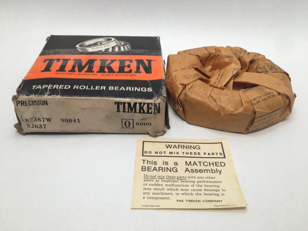 Tapered Roller Bearing Set - Straight Bore, 3.8750 in ID, 6.3750 in OD, 1.4219 in Width, Carburized Steel.
