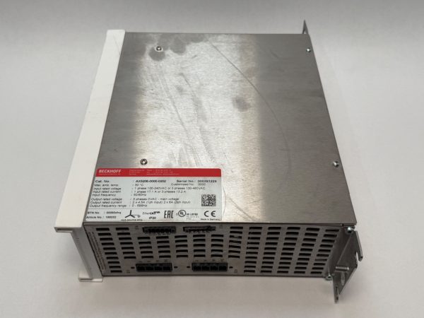 Beckhoff AX5206-0000-0202 Servo Drive 1 Phase 100-240VAC or 3 Phases 100-480VAC