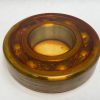 Deep Groove Ball Bearing - Straight Bore, 65mm ID, 140mm OD, 33mm Width, Single Shield, Machined Brass Cage, High Capacity.