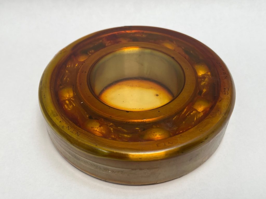 Deep Groove Ball Bearing - Straight Bore, 65mm ID, 140mm OD, 33mm Width, Single Shield, Machined Brass Cage, High Capacity.