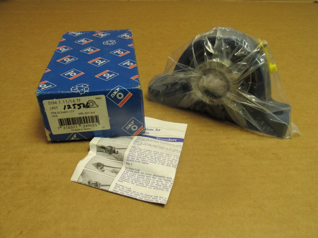 Pillow Block Unit - 1.6875 in Bore, 2 bolt, Cast Iron, Medium Duty, Non-Expansion.