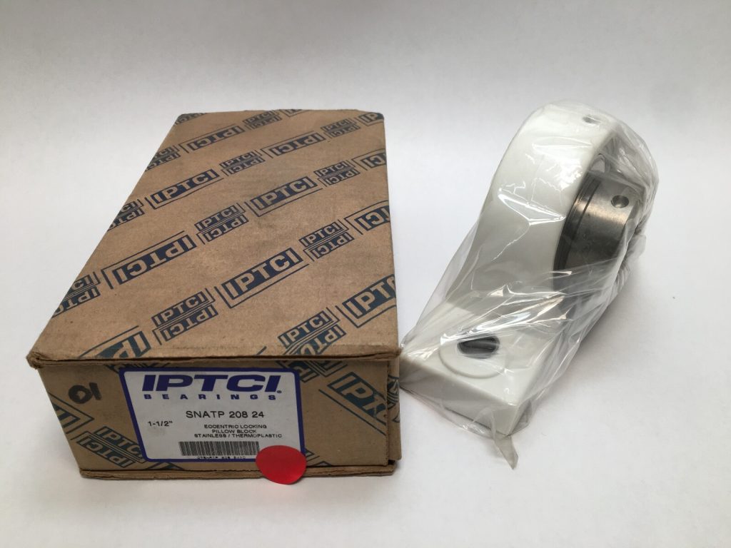 Pillow Block Bearing - 1.5 in Bore, 2 bolt, Thermoplastic, Tapped Base