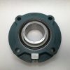 Flange Mount Ball Bearing - 3.4375 in Bore, 4 bolt, Cast Iron, Medium Duty, Non-Expanding.