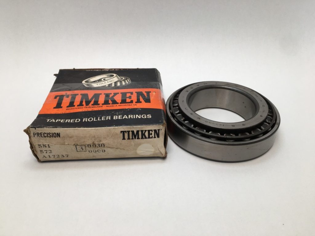 TIMKEN 581/572 Taper Roller Bearing Cone & Cup 81mm ID 140mm OD A17237 USA