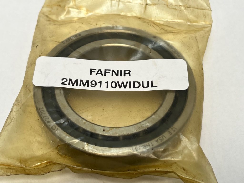 Angular Contact Ball Bearing - 50 mm ID, 80 mm OD, 16 mm Width, Open, 15°, Light Preload.