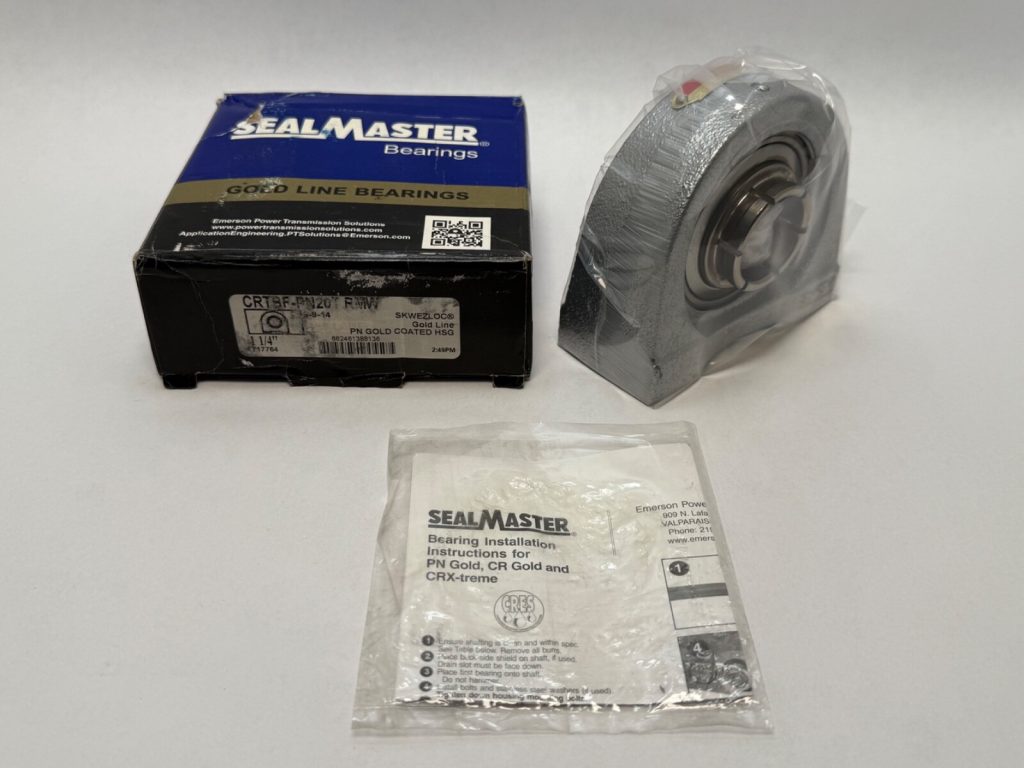 Sealmaster CRTVF-PN20T-RMW Flange Mount Bearing Unit CRTVFPN20TRMW 1-1/4" ID