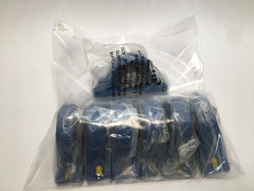 Pillow Block Unit - 25 mm Bore, Cast Iron, Standard Duty, Set Screw Locking 7 pcs