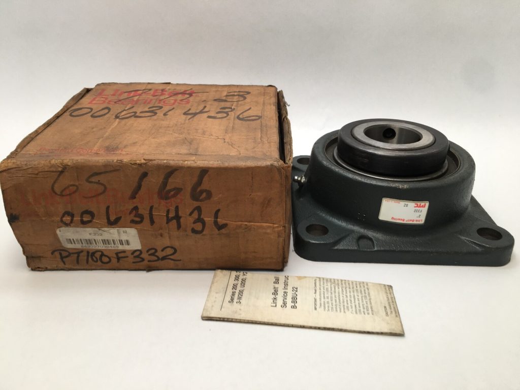 LinkBelt F332 Flange Mount Bearing 2" ID F 332 DZ Pillow Block USA