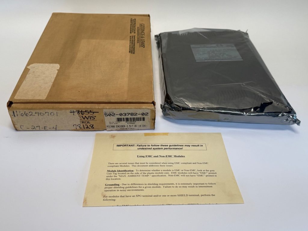 Giddings-&-Lewis 502-03782-02R2 Encoder/Resolver PIC900 4ch