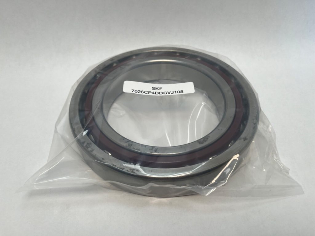 Angular Contact Ball Bearing - 130 mm ID, 200 mm OD, 33 mm Width, Open, 15° Contact Angle, Triplex.