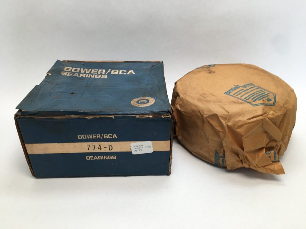 Bower 779/774D/X1S Double Taper Bearing Cone&Cup 3-7/8" ID 7-1/8" OD 774-D USA