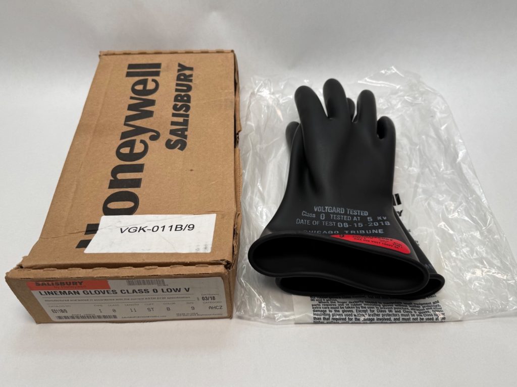 Salisbury E011B/9 Lineman Gloves Class 0 Low V Max 1000V AC Honeywell