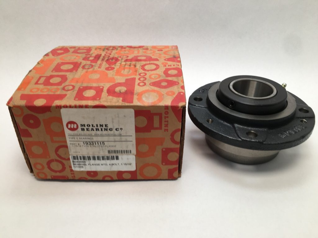 Flange Unit - 1-15/16 in Bore, 4 bolt, Cast Iron, Heavy Duty, Non-Expanding.