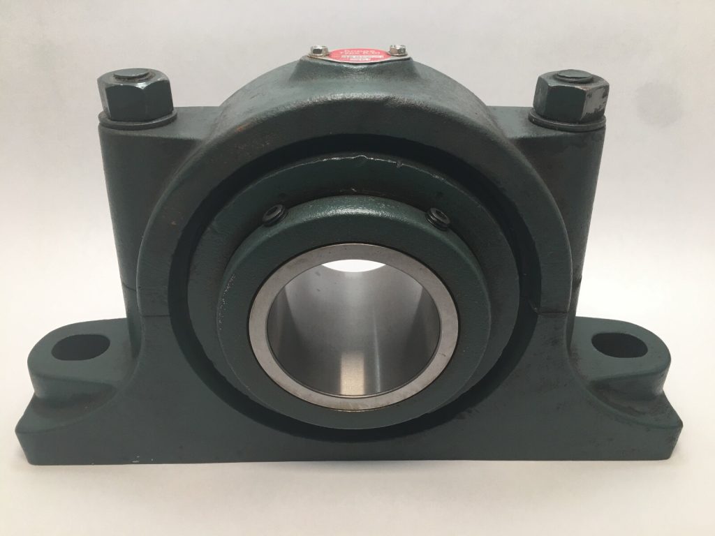 Pillow Block Unit - 3.4375 in Bore, 2 bolt, Cast Iron, Standard Duty, Non-Expanding