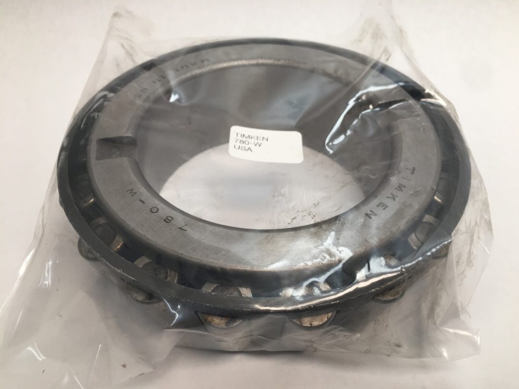 Tapered Roller Bearing Cone - 4.0000 in Bore, 1.8900 in Cone Width, class 2, Case-Hardened Steel with keyway.