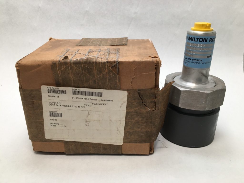 Milton-Roy VB0832 Flow Control Back Pressure Valve 1/2in VB-0832 USA