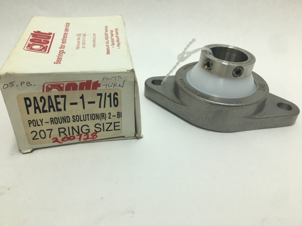 Flange Unit - 1.4375 in Bore, 2 bolt, Polymer, Standard Duty, Non-Expanding