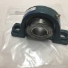 Pillow Block Bearing - 2 Bolt, 1-11/16 in Bore, Cast Iron Housing, Medium Duty, Grip Tight Locking.